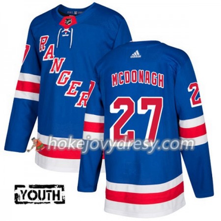 Dětské Hokejový Dres New York Rangers Ryan McDonagh 27 Adidas 2017-2018 Modrá Authentic